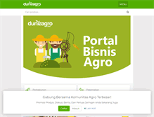 Tablet Screenshot of duniaagro.com